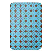 Tapis De Bain Shippo bleu et marron (devant Vertical)