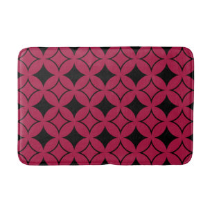 Tapis De Bain Shippo rouge et noir