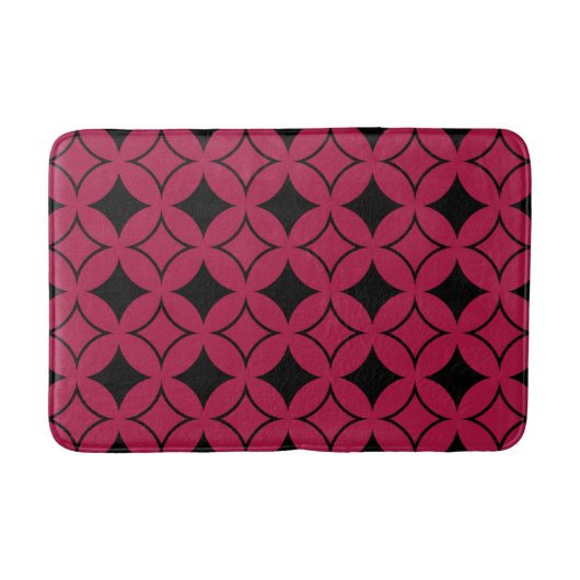 Tapis De Bain Shippo rouge et noir (Devant)