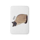 Tapis De Bain Siamese cat cartoon (Devant (Vertical))