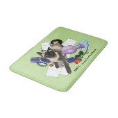 Tapis De Bain Siamese Cat Mischief drôle (Angle)