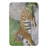 Tapis De Bain Siberian Tiger Relaxing on a Rock (devant Vertical)