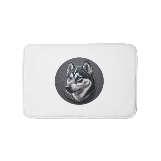 Tapis De Bain Sibérie noire (Devant)