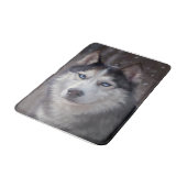 Tapis De Bain Sibérien Husky (Angle)