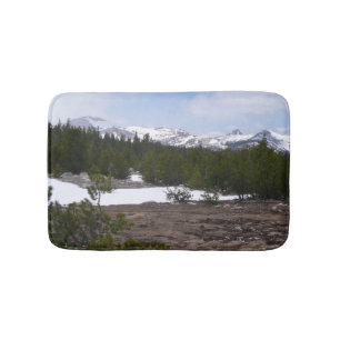 Tapis De Bain Sierra Nevada Montagnes et neige à Yosemite