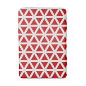 Tapis De Bain Signal Flux – Red & White Modern Design (Devant (Vertical))