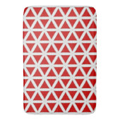 Tapis De Bain Signal Flux – Red & White Modern Design (devant Vertical)