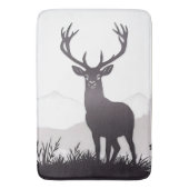 Tapis De Bain Silhouette de cerf (devant Vertical)