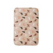 Tapis De Bain Silhouette de chat (Devant (Vertical))