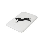 Tapis De Bain Silhouette de cheval arabe (Angle)