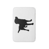 Tapis De Bain Silhouette de chien (Devant (Vertical))