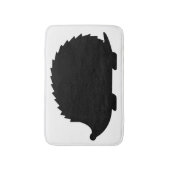 Tapis De Bain Silhouette de hérisson (Devant (Vertical))