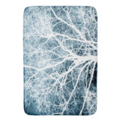 Tapis De Bain Silhouette de l'arbre (devant Vertical)