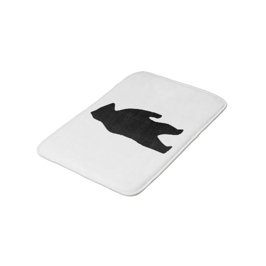 Tapis De Bain Silhouette de l'ours (Angle)