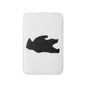 Tapis De Bain Silhouette de l'ours (Devant (Vertical))