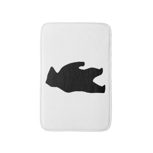 Tapis De Bain Silhouette de l'ours (Devant (Vertical))