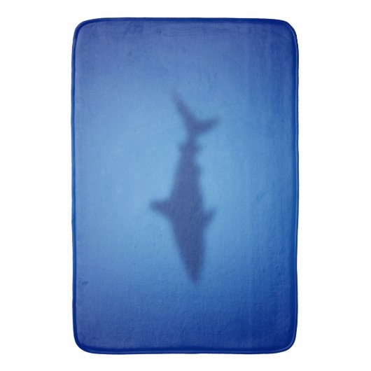 Tapis De Bain Silhouette de requin (devant Vertical)