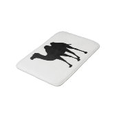 Tapis De Bain Silhouette du chameau (Angle)
