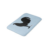 Tapis De Bain Silhouette du coq Gamecock (Angle)