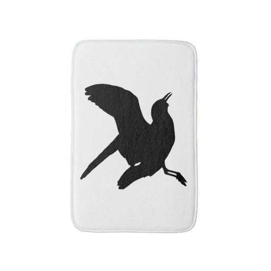 Tapis De Bain Silhouette du goéland (Devant (Vertical))