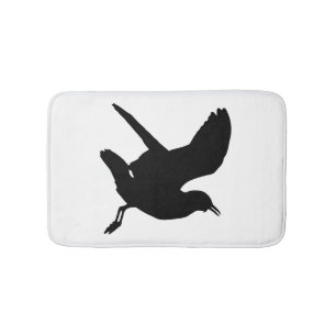 Tapis De Bain Silhouette du goéland
