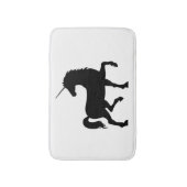 Tapis De Bain Silhouette Unicorne (Devant (Vertical))