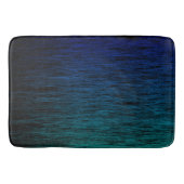 Tapis De Bain Simple Black Blue Turquoise Scribble Texture Abstr (Devant)