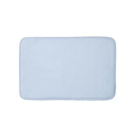 Tapis De Bain Simple bleu clair uni élégant moderne (Devant)