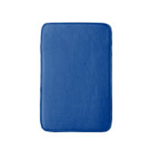 Tapis De Bain Simple bleu profond uni élégant moderne (Devant (Vertical))