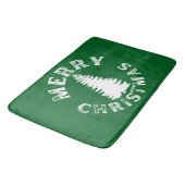 TAPIS DE BAIN SIMPLE JOYEUX ARBRE DE NOËL (Angle)