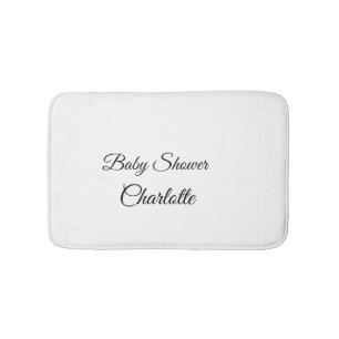 Tapis De Bain SIMPLE MINIMAL.CUTIE AJOUTEZ NOM BÉBÉ Baby shower 