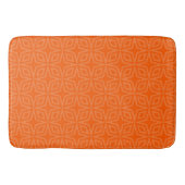 Tapis De Bain Simple orange chaud (Devant)