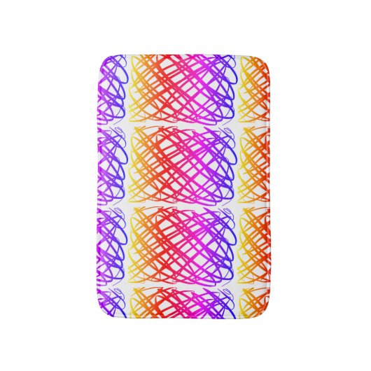 Tapis De Bain Simple Scribble | Filtre Ipanema | Carrelage centr (Devant (Vertical))