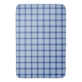 Tapis De Bain Simple Style Chake Rustique Bleu (devant Vertical)