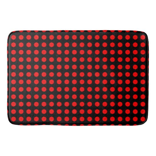 Tapis De Bain Simplement rouge (Devant)