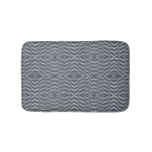 Tapis De Bain Sine Wave Pulse Signal moderne Art Abstrait Design (Devant)