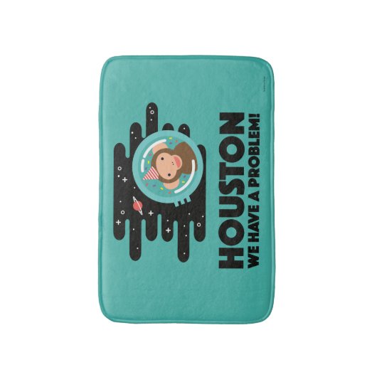 Tapis De Bain Singe de l'espace (Devant (Vertical))
