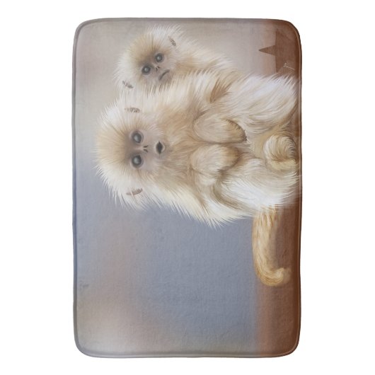 Tapis De Bain Singes (devant Vertical)