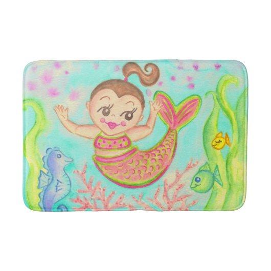 Tapis de bain Sirène (Devant)