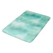 Tapis De Bain Sirène de menthe d'argent (Angle)