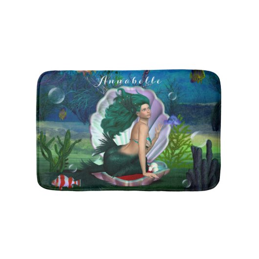 Tapis De Bain Sirène de saphir (Devant)