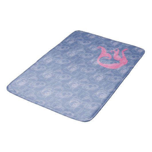 Tapis De Bain Sirène et bulles (Angle)