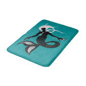 Tapis De Bain Sirène gothique Imaginaire foncé Créature (Angle)