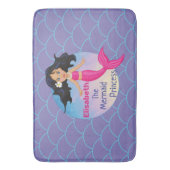 Tapis De Bain Sirène Magique Sous La Mer Anniversaire (devant Vertical)