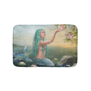 Tapis De Bain Sirène marine Imaginaire Ariek Bath Mat