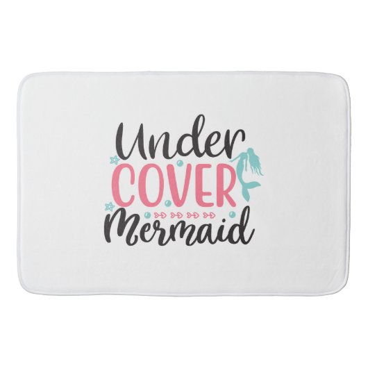 Tapis De Bain Sirène sous couverture (Devant)