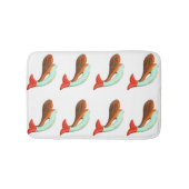 Tapis De Bain sirènes à queue bleue (Devant)