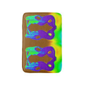 Tapis De Bain sirènes pourpres (Devant (Vertical))