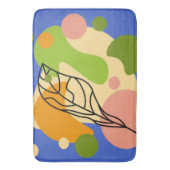 Tapis De Bain Sites abstraits intéressants avec feuilles (devant Vertical)