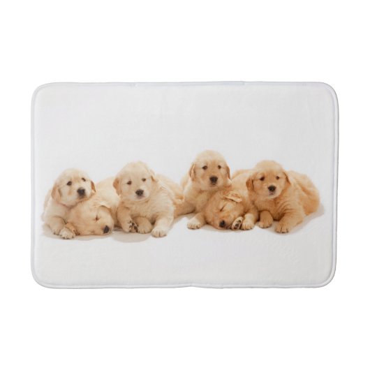 Tapis De Bain Six Marionnettes Golden Retriever (Devant)